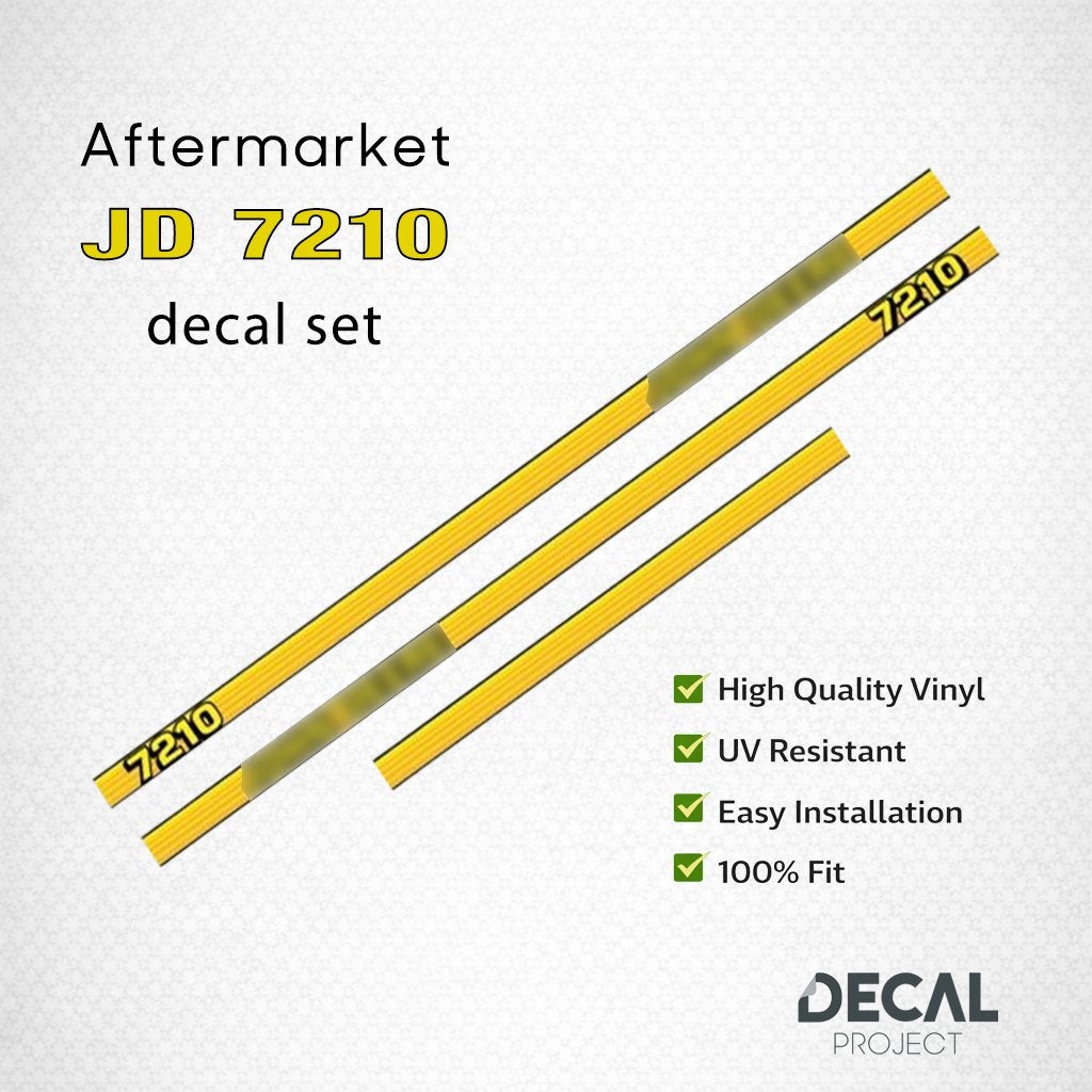 Autocollants de rechange John Deere 7210 - 7530, Envoi