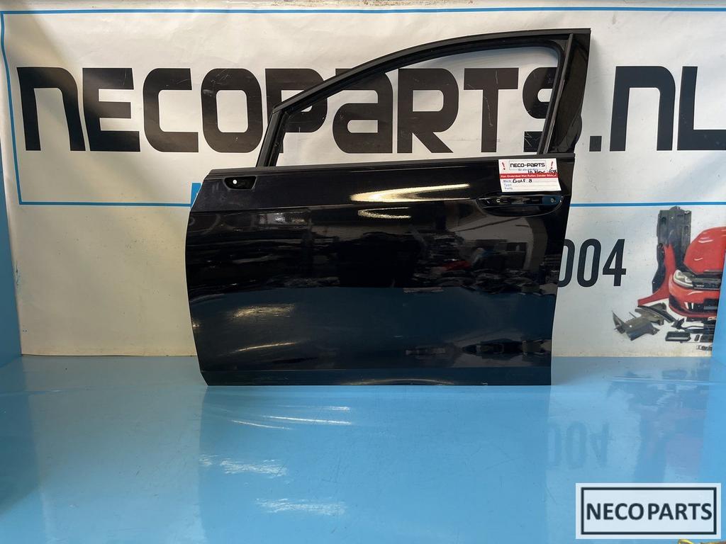VOLKSWAGEN GOLF 8 PORTIER DEUR COMPLEET IN KLEUR LC9X, Ophalen of Verzenden, Gebruikt, Volkswagen, Spatbord
