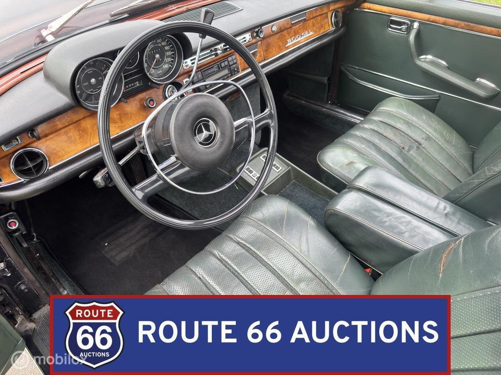 Mercedes-Benz 300 SEL | 1970 | Route 66 Auctions, Auto's, Zwart, Mercedes-Benz, Bedrijf, Handgeschakeld