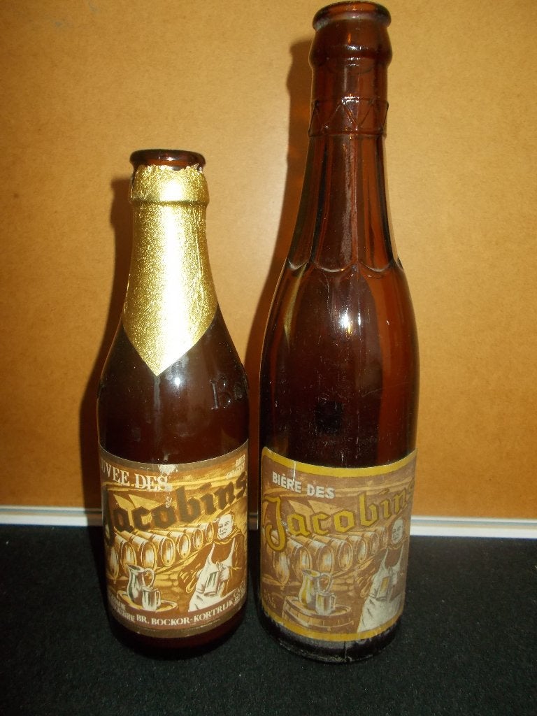 Cuvée des Jacobins - 2 bouteilles - étiquette des 70 et 80s., Collections, Enlèvement, Utilisé, Bouteille(s), Autres marques