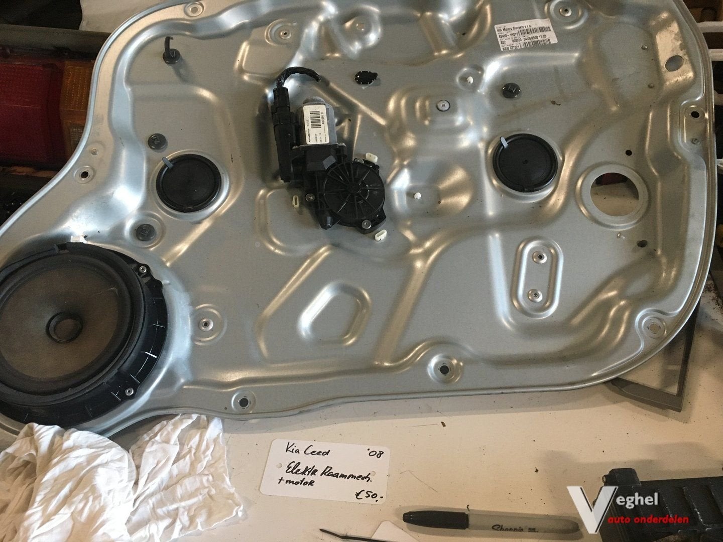 Kia Ceed 2008 Elektr. Raammechanisme+ Motor Rechtsvoor, Gebruikt, -, -, Ophalen of Verzenden