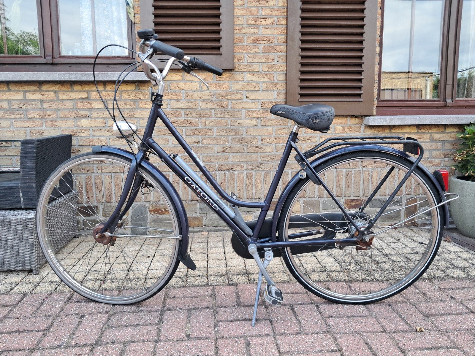 Damesfiets Oxford, Fietsen en Brommers, Gebruikt, Versnellingen, Trommelrem, Ophalen