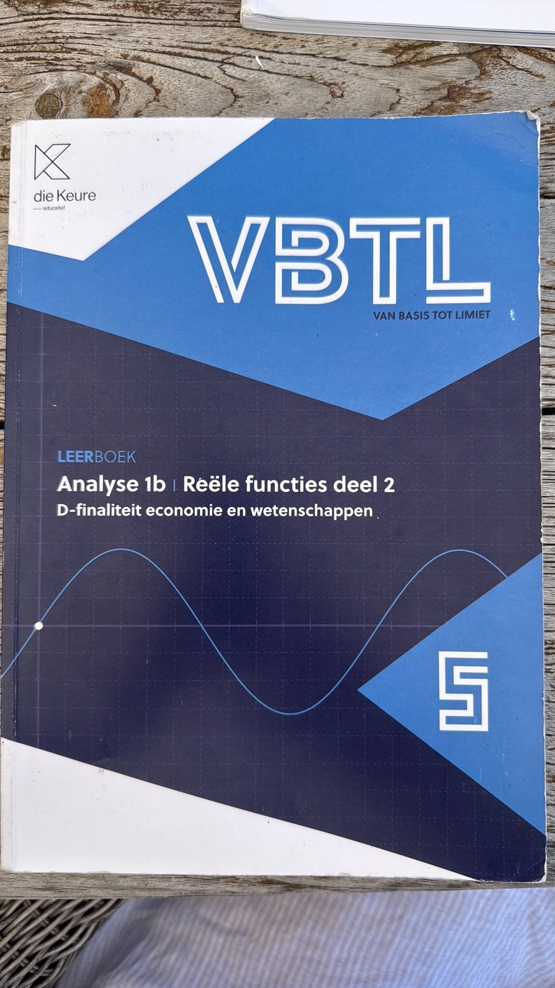 VBTL analyse 1b reële functies deel 2, Boeken, Ophalen of Verzenden, Zo goed als nieuw, Wiskunde A