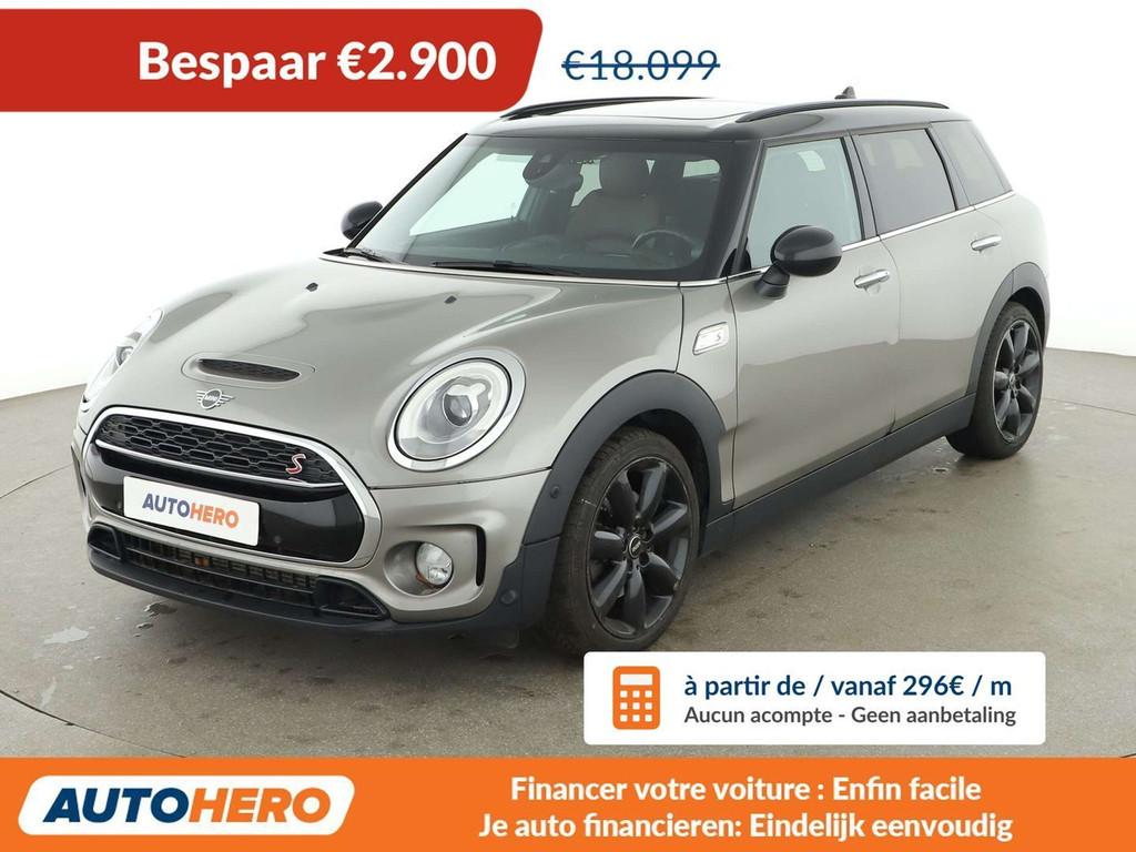 MINI Cooper S Clubman Cooper S (bj 2019, automaat), Auto's, Mini, Gebruikt, Leder, Bruin, https://public.car-pass.be/vhr/8304b087-a140-4fcc-98e0-46b39bcb53c7