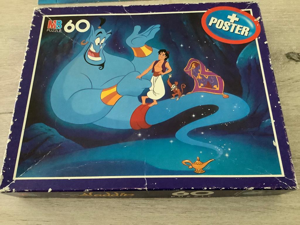 Puzzle Disney Alladin (60 pièces), Enlèvement ou Envoi, Plus de 50 pièces, Utilisé, 4 à 6 ans