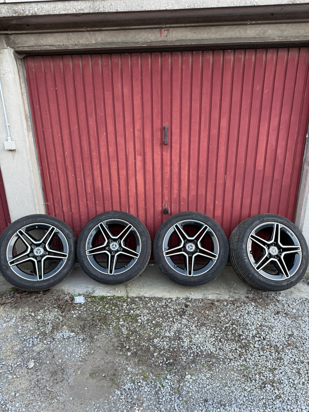 Nieuwe Amg Velgen met nieuwe banden, Neuf, Enlèvement ou Envoi, 18 pouces, Autre
