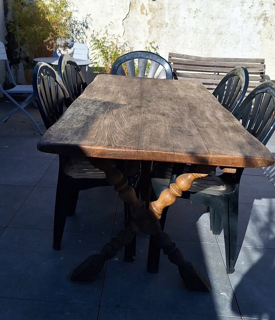 Table de ferme, Maison & Meubles, Table de ferme, 200 cm ou plus, Enlèvement, Utilisé