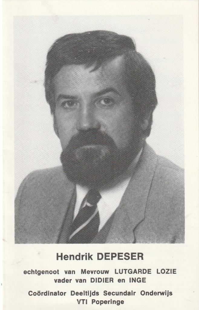 Bidprentje De Peser, Verzenden, Bidprentje