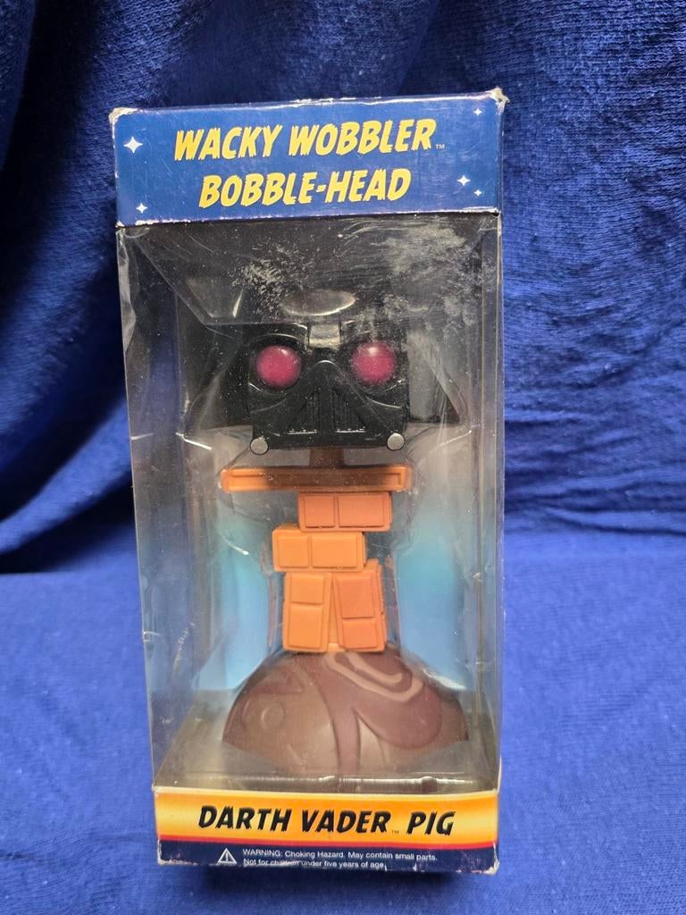 Funko Wacky Wobbler Darth Vader Pig Angry Birds Star Wars., Enlèvement ou Envoi