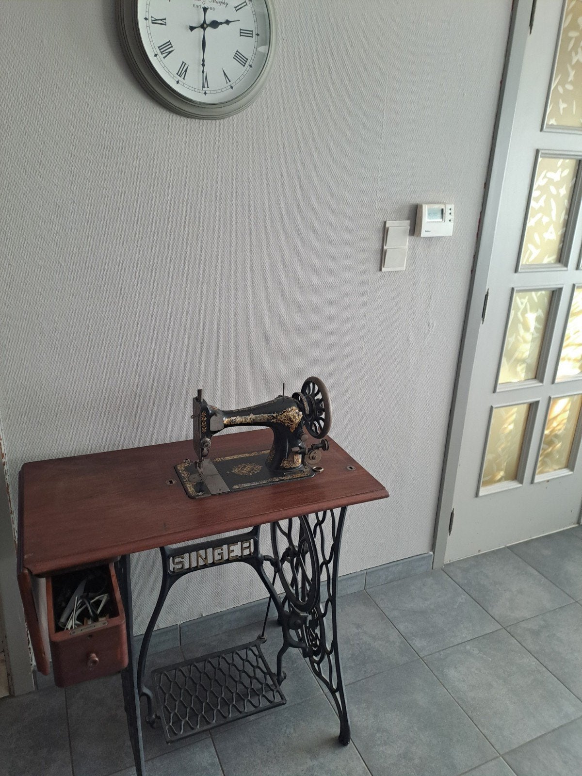 singer naaimachine antiek, Antiek en Kunst, Ophalen