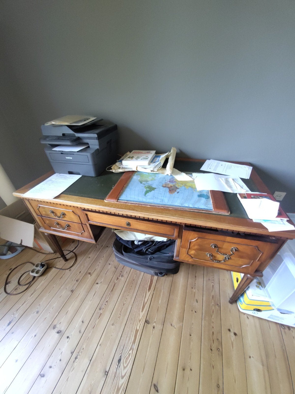 Bureau massif type ancien, Maison & Meubles, Enlèvement