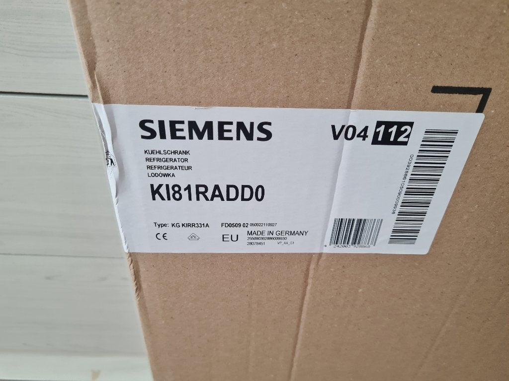 Inbouw ijskast Siemens NIEUW, Elektronische apparatuur, Zonder vriesvak, 200 liter of meer, Nieuw, 45 tot 60 cm