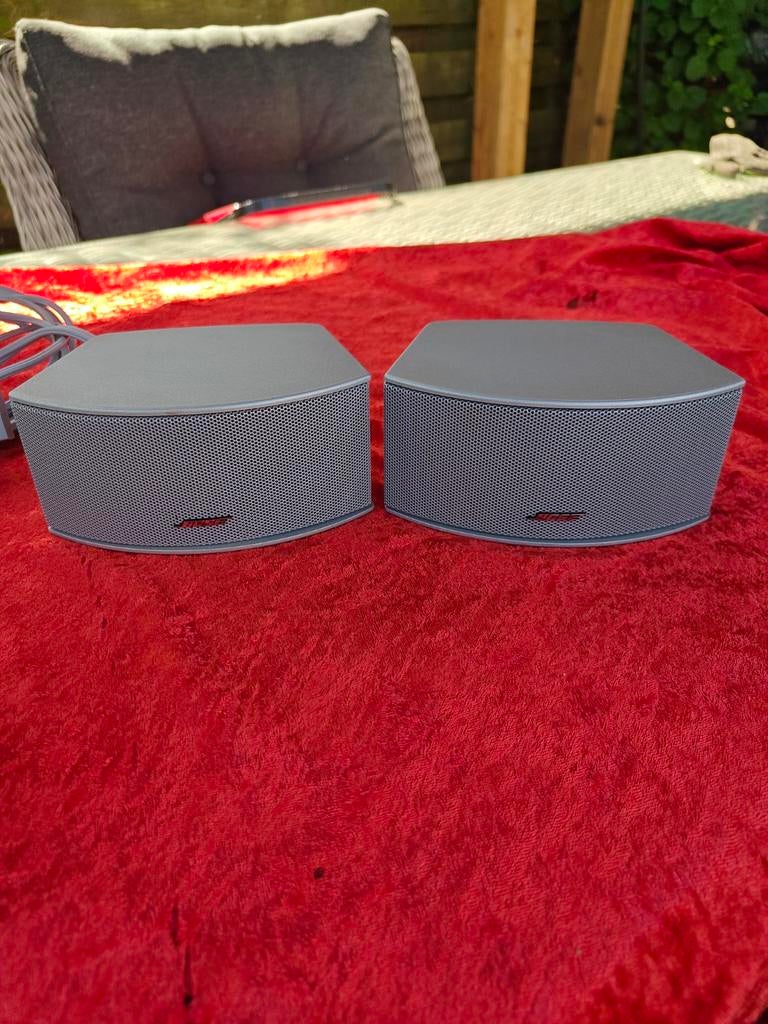 Haut-parleurs Bose 321 Gemstone, 2 x gris argenté, originaux, Enlèvement ou Envoi