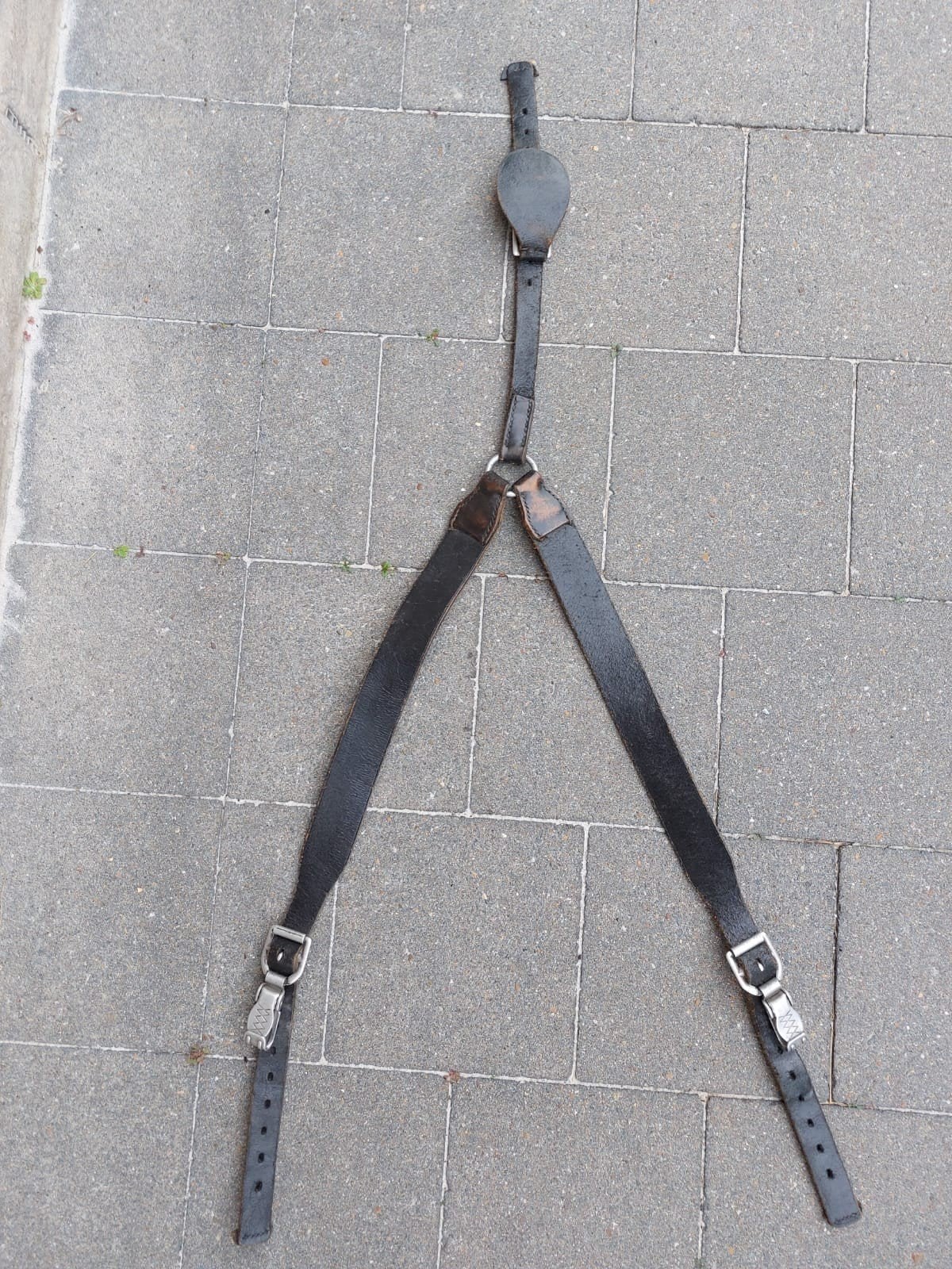 Zwitserse WO2 Y-riem, Verzamelen, Ophalen of Verzenden, Landmacht, Kleding of Schoenen