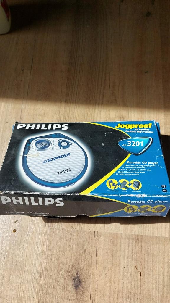 Draagbare CD-speler Philips Jogproof AX3201, Ophalen, Discman
