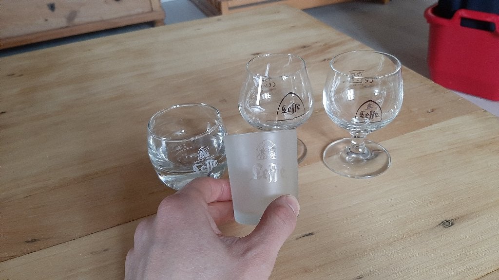 Verres Leffe, Collections, Marques de bière, Enlèvement ou Envoi, Comme neuf, Verre ou Verres, Leffe