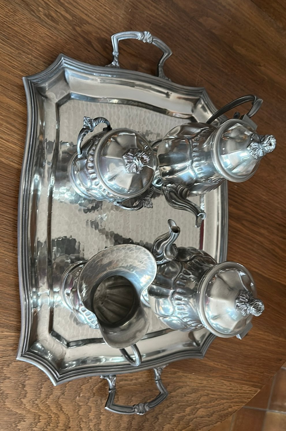 Service à café et à thé en étain, Antiek en Kunst, Antiek | Tin, Ophalen
