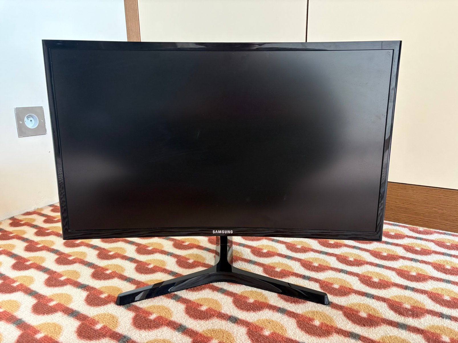 Curved monitor Samsung, Computers en Software, Ophalen, Zo goed als nieuw
