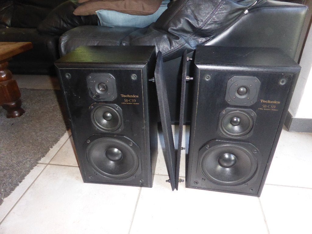 2 luidsprekerboxen technics SB-CS9 in goede werking, Audio, Tv en Foto, Luidsprekerboxen, Ophalen, Gebruikt, 60 tot 120 watt