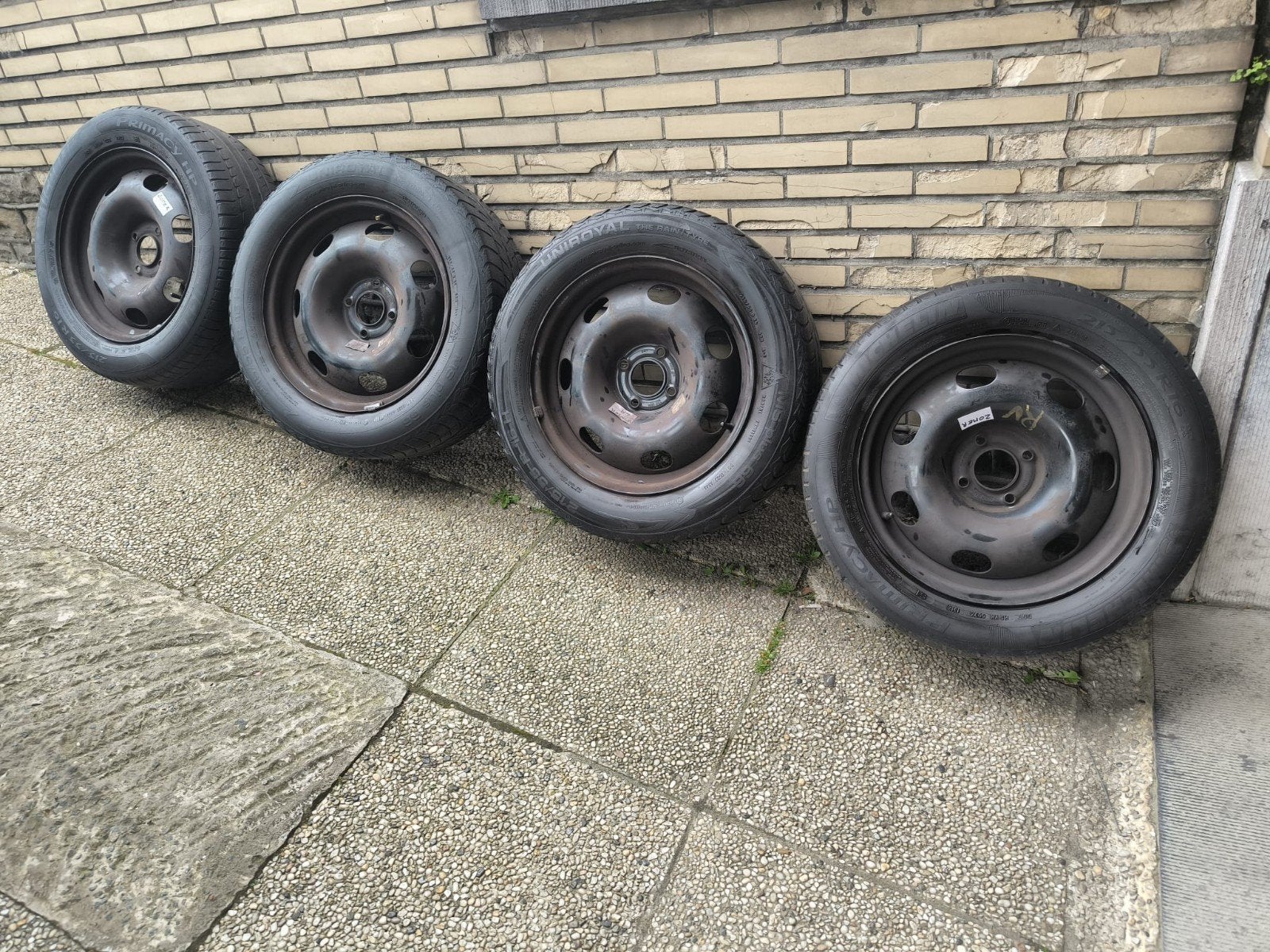 4velgen met Michelin zomer banden215 55 R16 Citroën berlingo, Autos : Pièces & Accessoires, Pneus & Jantes, Neuf, Pneus et Jantes