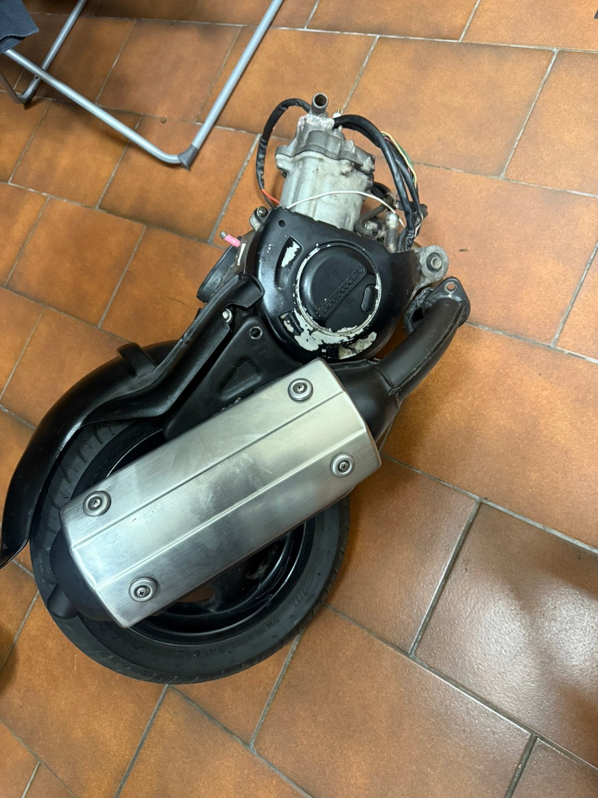 125 Liquid cooled Hexa Blok, Enlèvement
