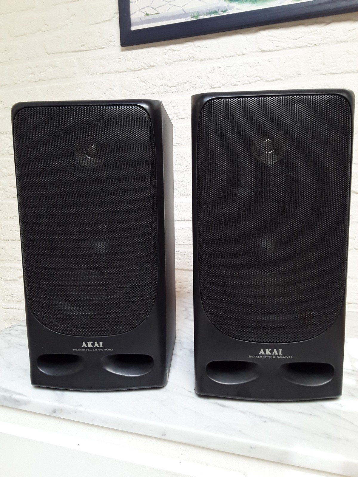 luidsprekers ,,AKAI,, 50w., TV, Hi-fi & Vidéo, Enceintes, Enlèvement, Moins de 60 watts