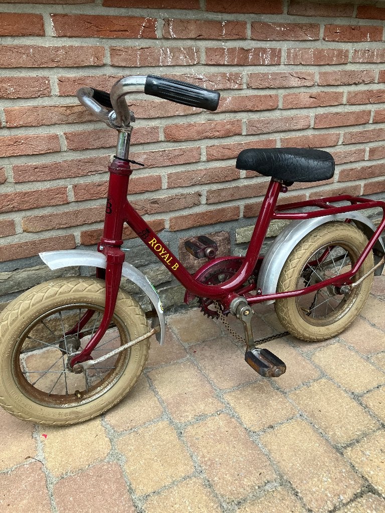 Retro kinderfietsje, Fietsen en Brommers, Ophalen, Gebruikt, Terugtraprem, Minder dan 16 inch