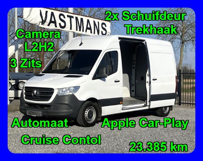 Mercedes-Benz Sprinter 314 / 32.750€ + BTW / L2H2 L2 H2, Automaat, Stof, 4 cilinders, 2000 kg