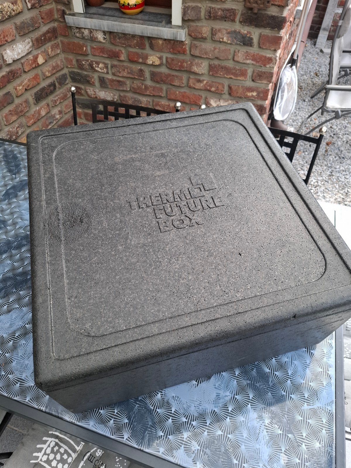 Thermo Future Box. 60x60x28h 64L zwart, Ophalen, Gebruikt