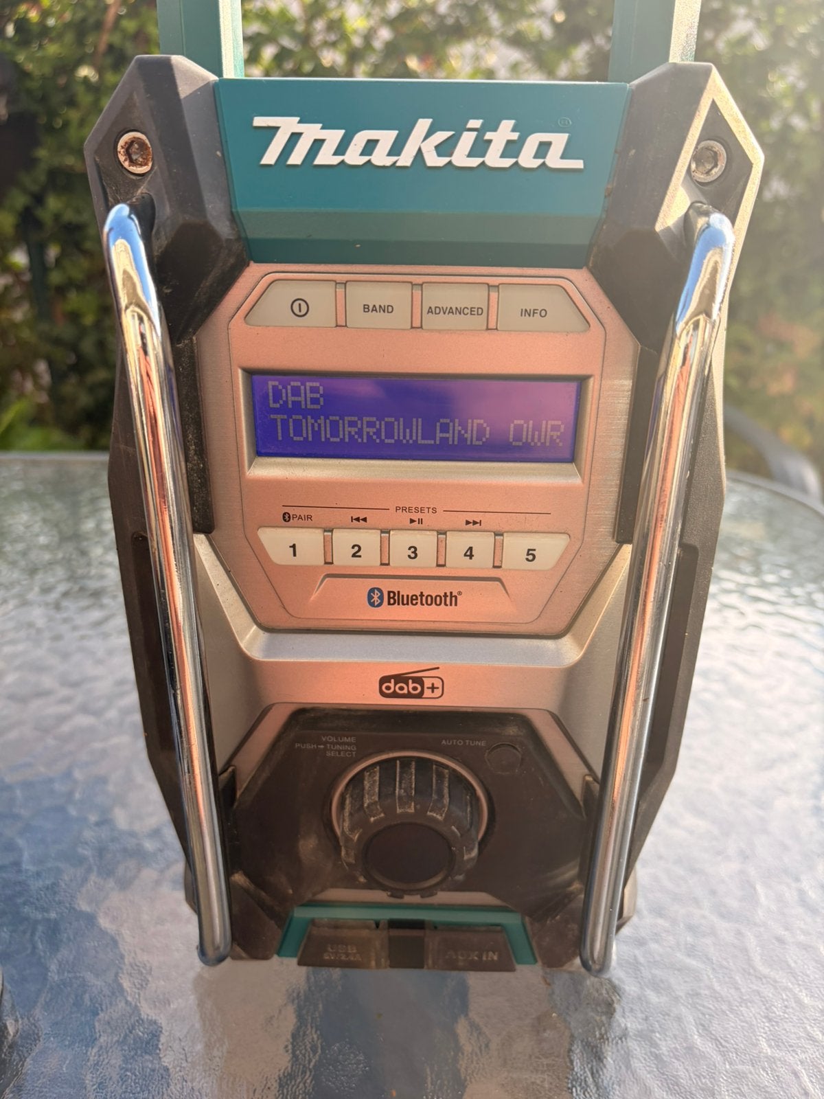 Makita werf radio dab fm bleuthooth MR004G, Enlèvement, Utilisé, Radio