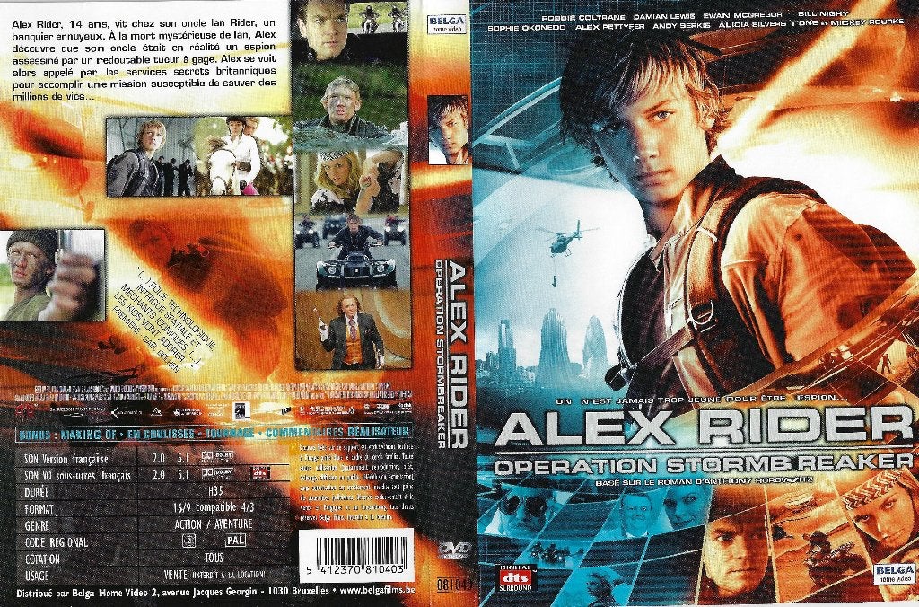 Le DVD Alex Rider : Stormbreaker de Geoffrey Sax, CD & DVD, Comédie d'action, Enlèvement ou Envoi, Comprend un DVD, Français