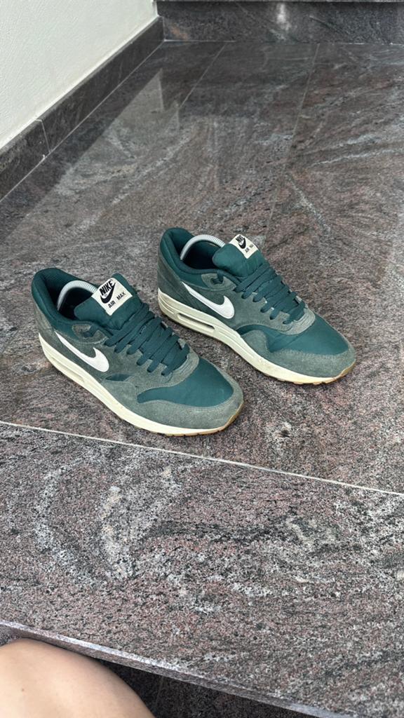 Nike Air Max 1 Outdoor Vert, Vêtements | Hommes, Chaussures, Enlèvement, Comme neuf