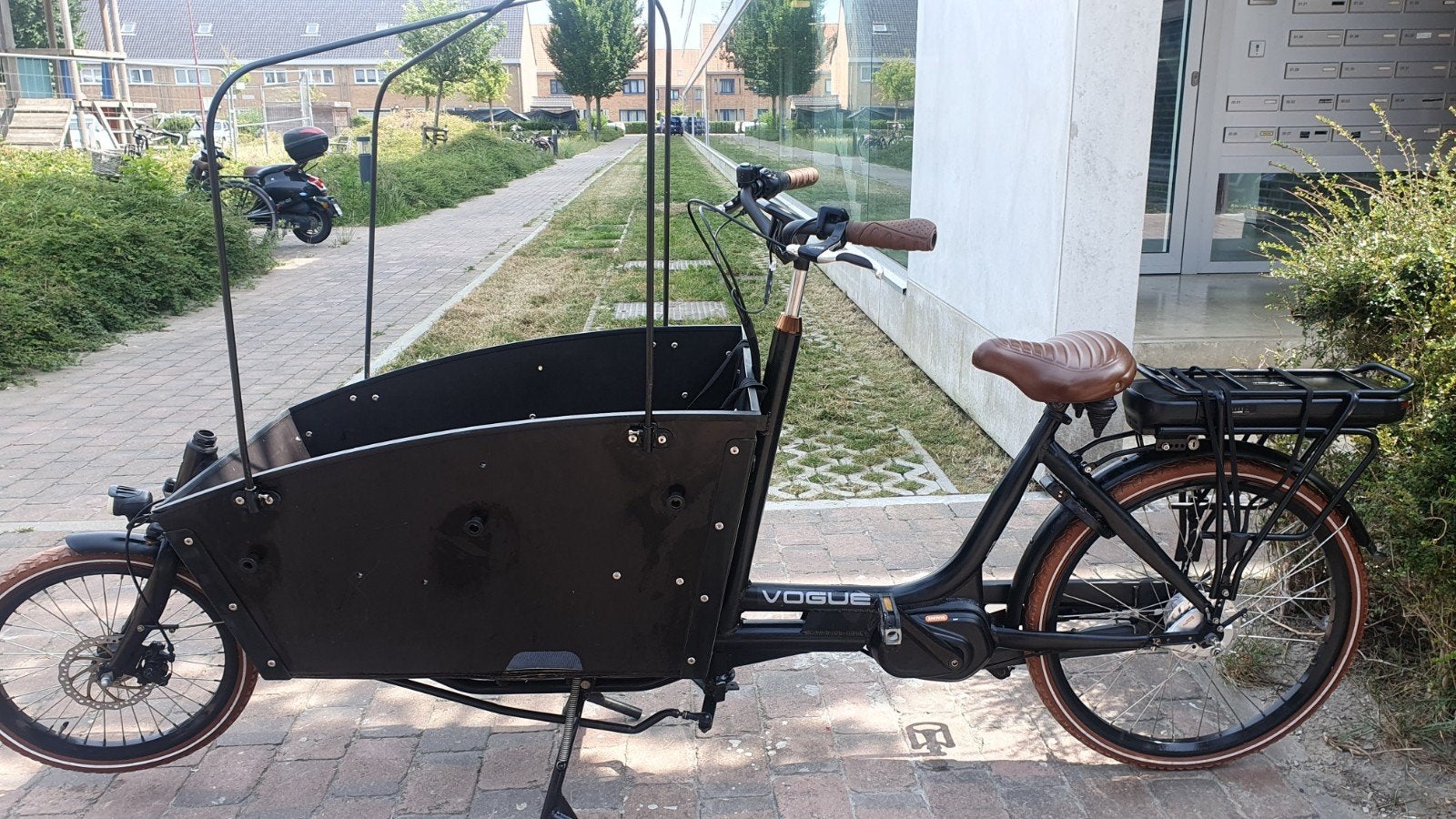 Elektrische bakfiets Vogue, Enlèvement