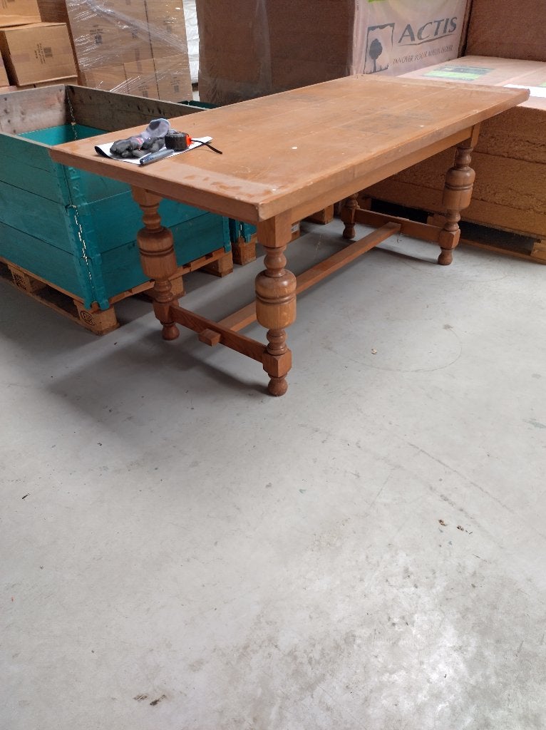 Table (de travail) en bois lourd, Bricolage & Construction, Enlèvement, Utilisé, 170 cm ou plus