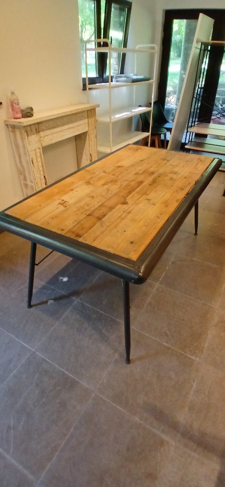 table à vendre, Maison & Meubles, Enlèvement, Métal