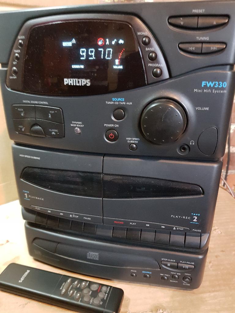 Philips mini setje " tekst lezen aub ", Audio, Tv en Foto, Stereoketens, Ophalen, Tuner of Radio, Philips