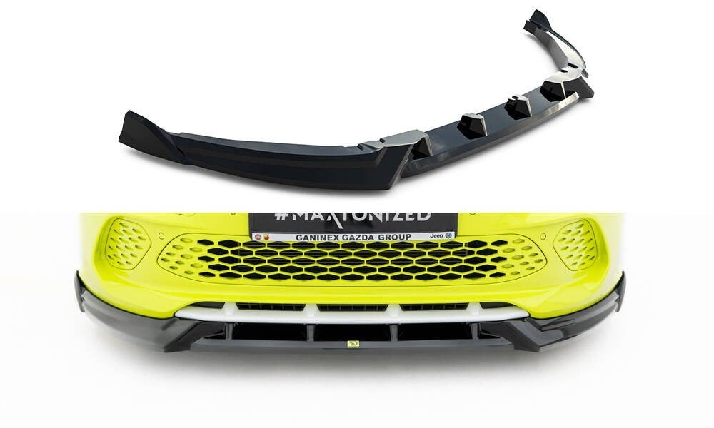 Maxton Design Abarth 500e Splitter Voorspoiler Spoiler Versi, Verzenden