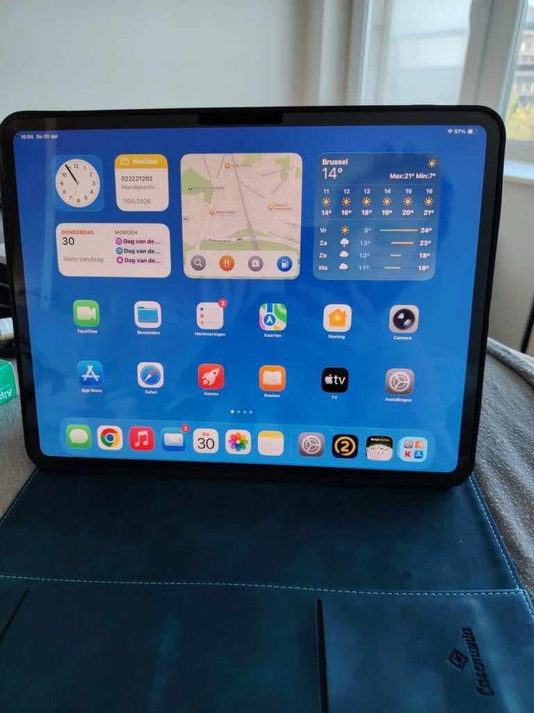 🍏ipad pro 13 inch (M5) 256GB Zo goed als nieuw Met factuur✅, Enlèvement ou Envoi, Wi-Fi