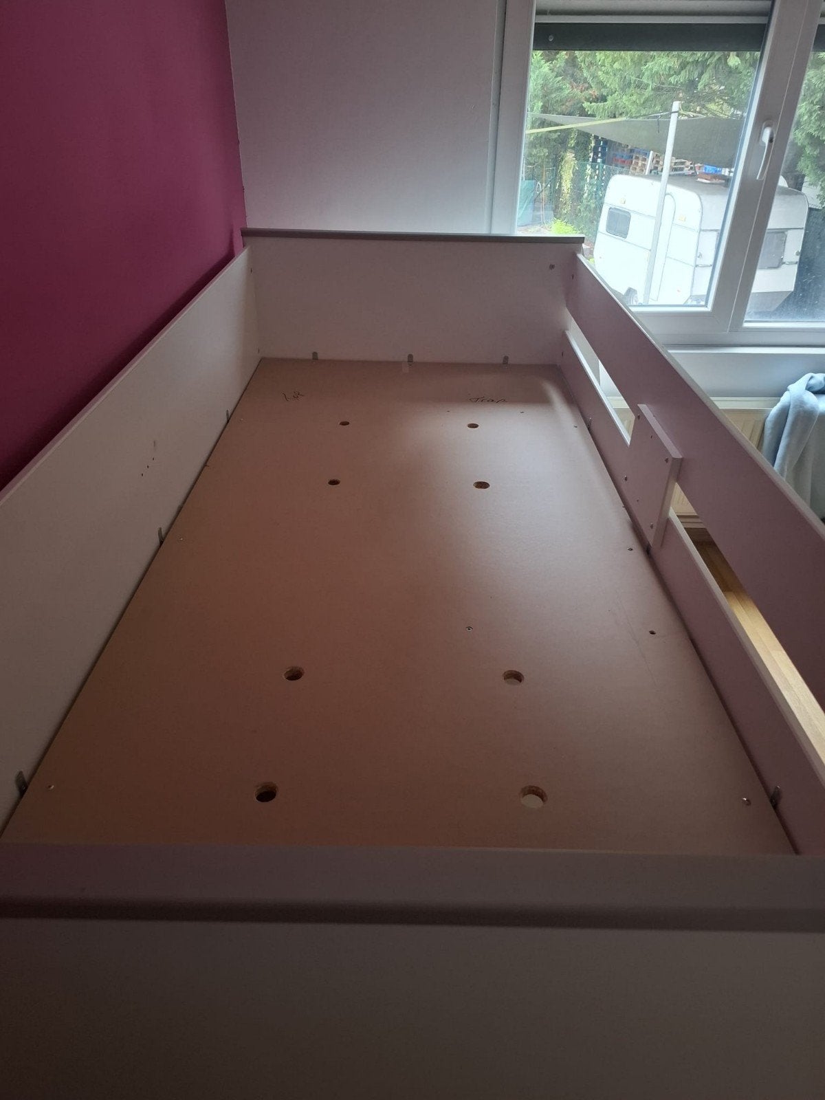 hoogslaper met uitschuifbaar bureau, Ophalen, Zo goed als nieuw, Hoogslaper