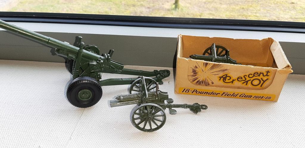 Lot van 3 crescent kanonnen . Oorlog. Leger., Ophalen of Verzenden