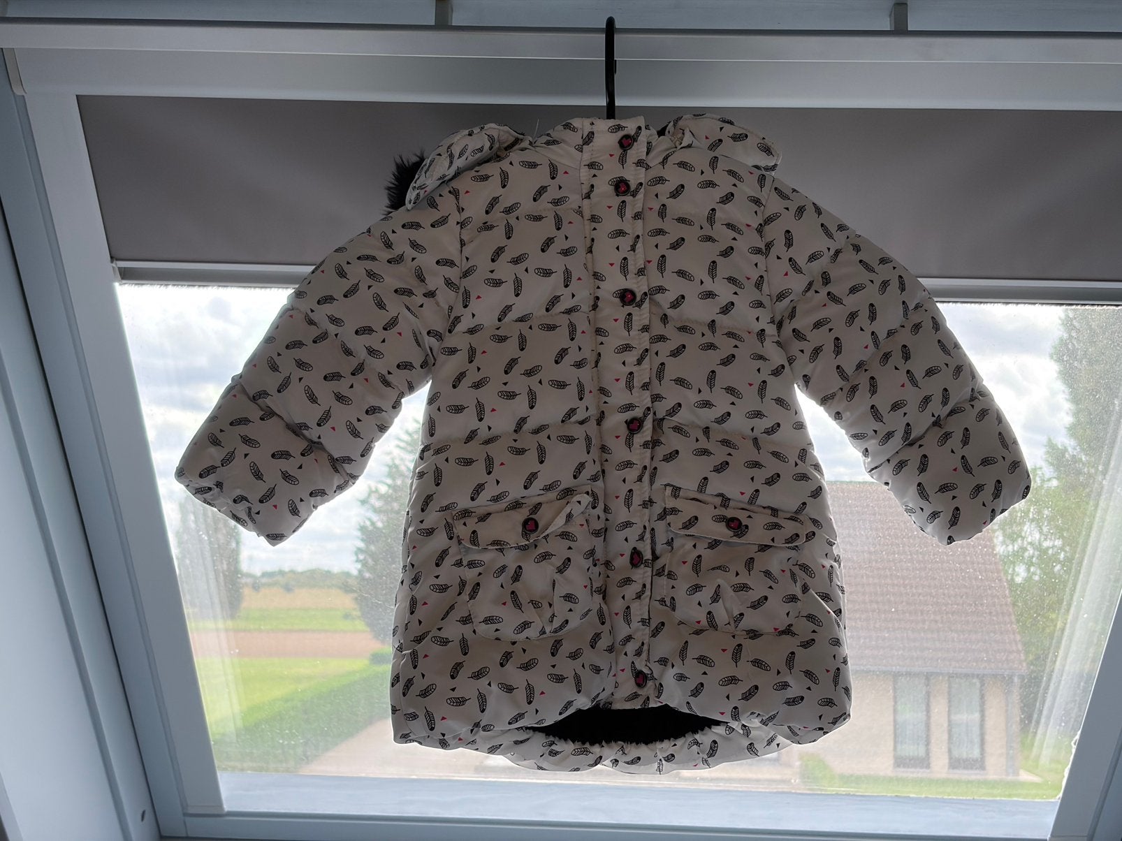 Winter jas voor baby’s van 12 maanden, Kinderen en Baby's, Ophalen, Zo goed als nieuw, Meisje, Jasje