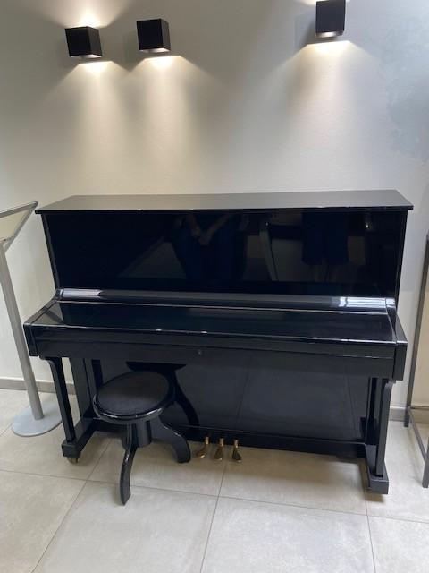 Buffetpiano Baltimore by Maene + pianokruk, Muziek en Instrumenten, Instrumenten | Toebehoren, Ophalen, Gebruikt, Piano