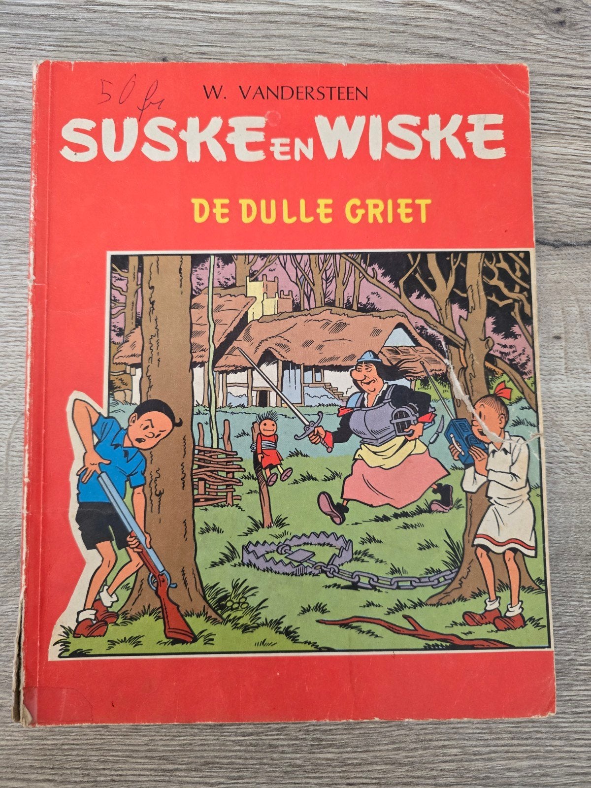 Suske en Wiske , de dulle Griet , 1966 , 1ste druk, Enlèvement ou Envoi