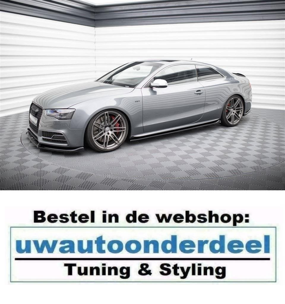 Maxton Spoiler Splitter Lip Geschikt voor Audi A5 S Line Fac, Verzenden