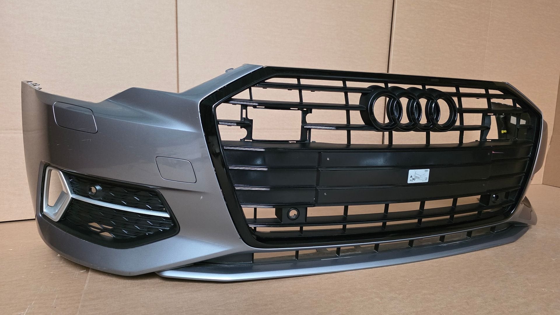 Voorbumper Audi A6 C8 4K 4xPDC KLS Origineel bj.2018-2023, Autos : Pièces & Accessoires, -, Origine de la pièce connue, Audi, Utilisé