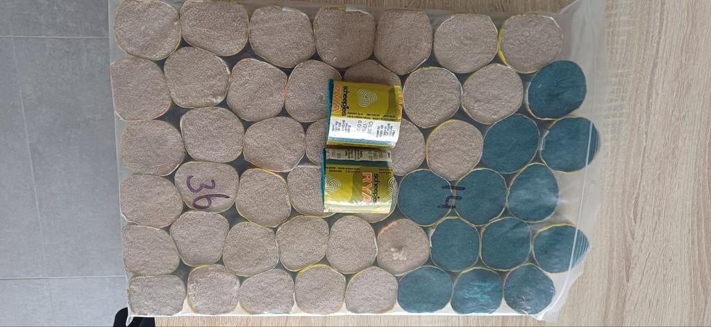 Smyrna 600 draden per cupje, Ophalen
