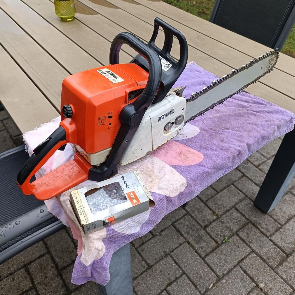 Scie à chaîne Stihl, Enlèvement