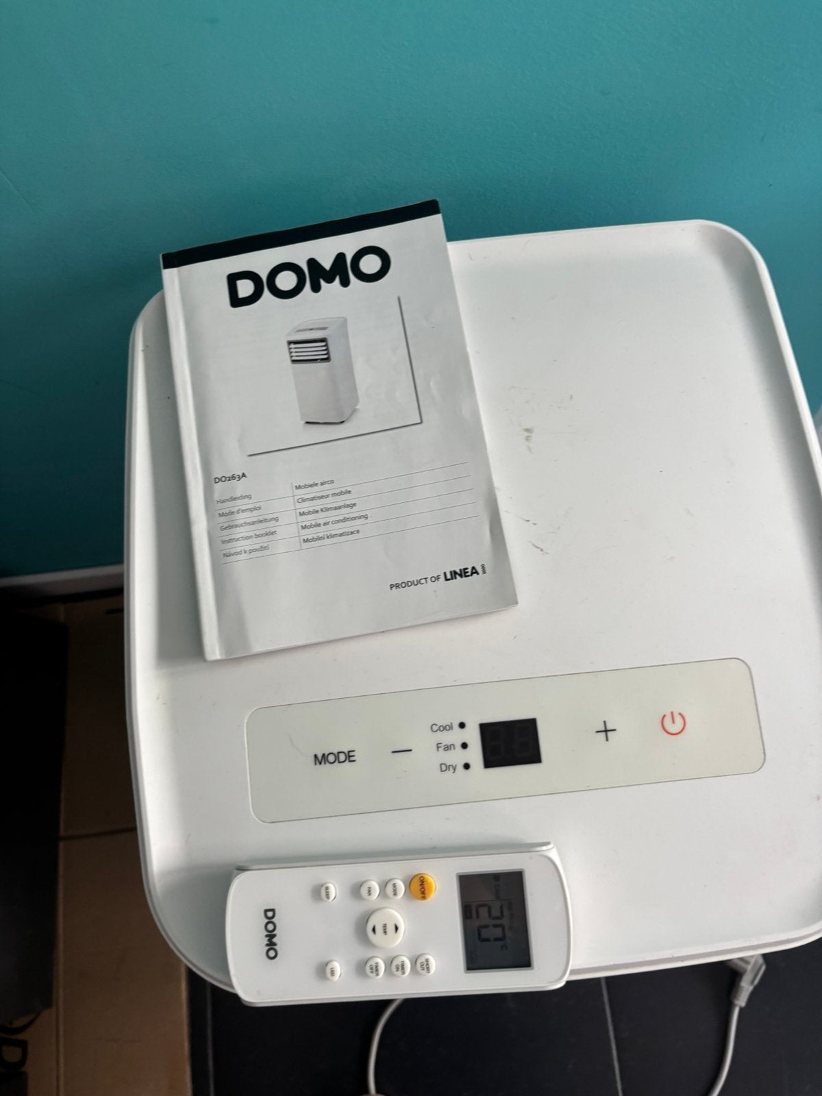 Mobiele airco Domo, Enlèvement, Comme neuf, Climatiseur mobile, Télécommande