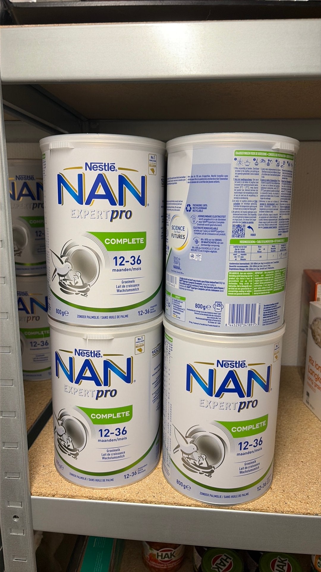Nestle NAN expert pro vanaf 1 jaar (12-36 maanden), Ophalen, Nieuw, Overige typen