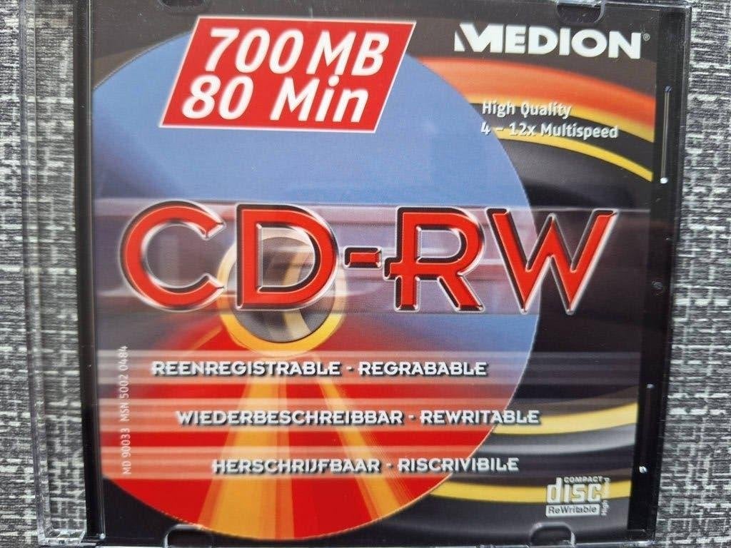 CD-RW, Informatique & Logiciels, Disques enregistrables, Neuf, Réinscriptible, Cd, Medion